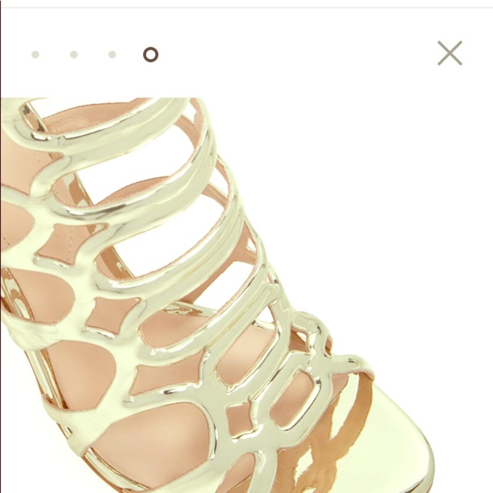 ALDO GOLD SHOES